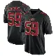 ＃59 Men's De'Vondre Campbell Black Game San Francisco 49ers Fashion Jersey
