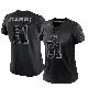 ＃61 Women's Matt Hennessy Black Limited San Francisco 49ers Reflective Jersey