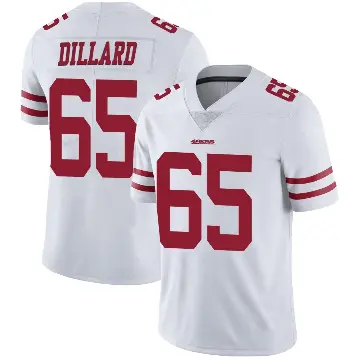 ＃65 Men's Andre Dillard White Limited San Francisco 49ers Vapor Untouchable Jersey