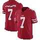 ＃7 Men's Colin Kaepernick Red Limited San Francisco 49ers Team Color Vapor Untouchable Jersey