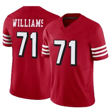 ＃71 Youth Trent Williams Scarlet Limited San Francisco 49ers Alternate Vapor F.U.S.E. Jersey