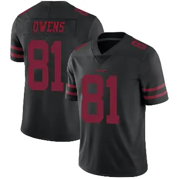 ＃81 Men's Terrell Owens Black Limited San Francisco 49ers Alternate Vapor Untouchable Jersey