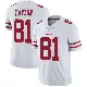 ＃81 Men's Trent Taylor White Limited San Francisco 49ers Vapor Untouchable Jersey