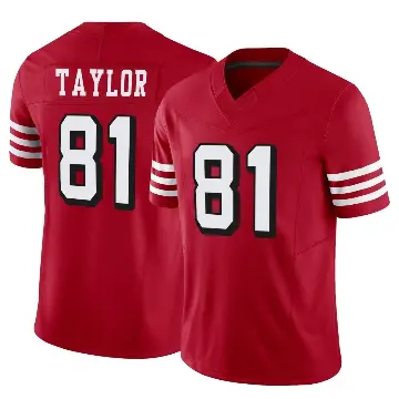 ＃81 Youth Trent Taylor Scarlet Limited San Francisco 49ers Alternate Vapor F.U.S.E. Jersey