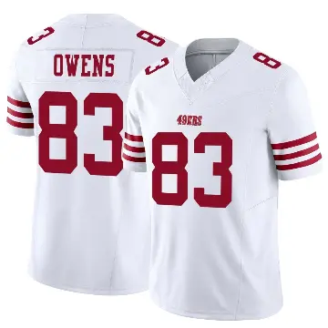 ＃83 Youth Terique Owens White Limited San Francisco 49ers Vapor F.U.S.E. Jersey
