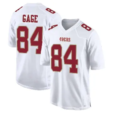 ＃84 Men's Russell Gage White Game San Francisco 49ers Fashion Jersey