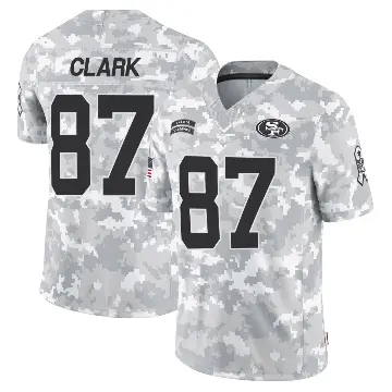 ＃87 Youth Dwight Clark Arctic Camo Limited San Francisco 49ers 2024 Salute to Service Jersey