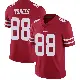 ＃88 Men's Jake Tonges Red Limited San Francisco 49ers Team Color Vapor Untouchable Jersey