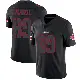 ＃89 Men's Luke Farrell Black Impact Limited San Francisco 49ers Jersey