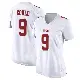 ＃9 Women's Robbie Gould White Game San Francisco 49ers Fashion Jersey