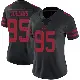 ＃95 Women's Alfred Collins Black Limited San Francisco 49ers Alternate Vapor Untouchable Jersey