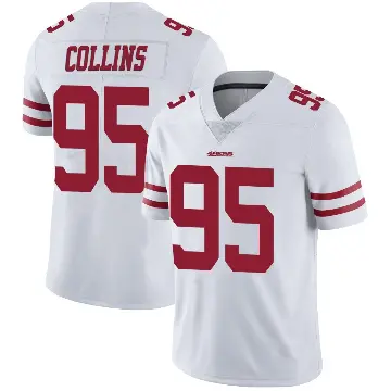 ＃95 Youth Alfred Collins White Limited San Francisco 49ers Vapor Untouchable Jersey