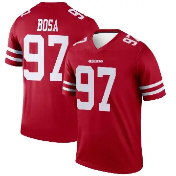 ＃97 Men's Nick Bosa Scarlet Legend San Francisco 49ers Jersey
