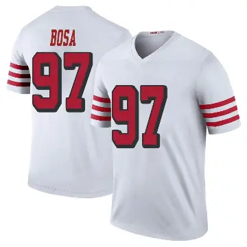 ＃97 Men's Nick Bosa White Legend San Francisco 49ers Color Rush Jersey