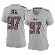 ＃97 Women's Nick Bosa Gray Game San Francisco 49ers Atmosphere Fashion Jersey