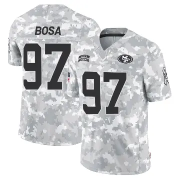 ＃97 Youth Nick Bosa Arctic Camo Limited San Francisco 49ers 2024 Salute to Service Jersey